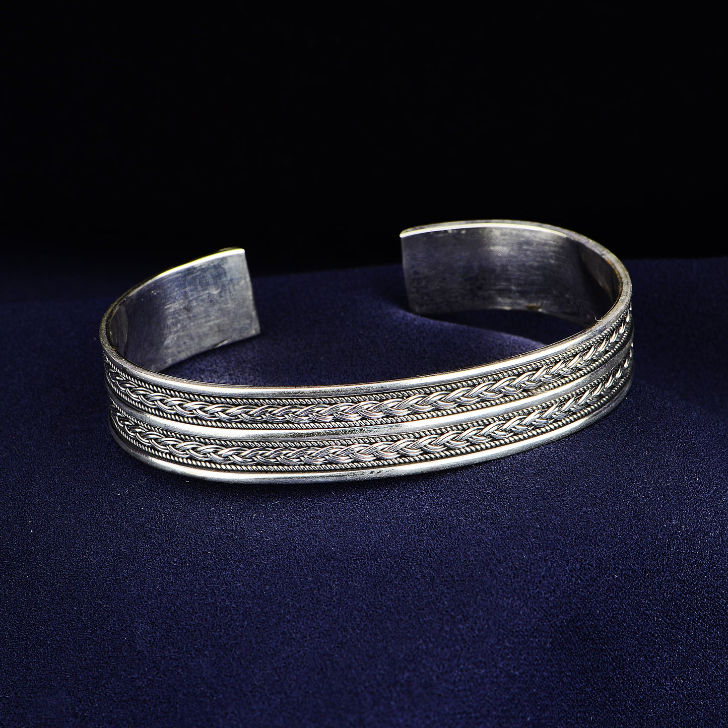 Silver Handmade 15MM Cuff Bracelet