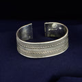 Silver Thick 22MM Handmade Cuff Bracelet