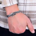 Silver Handmade Eagle Cuff Bracelet