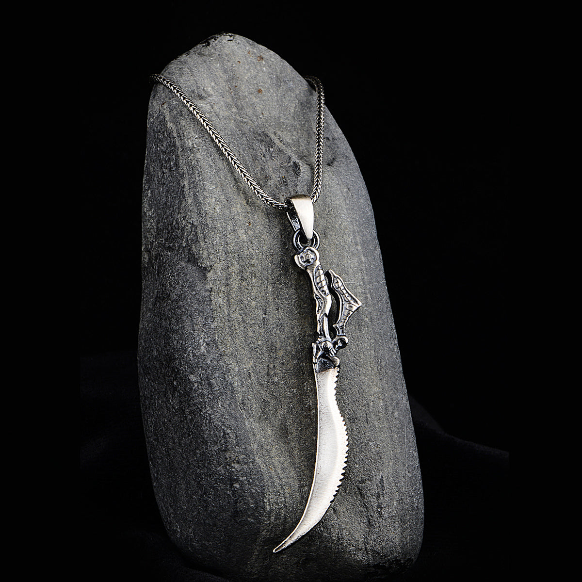 Silver Handmade Sword Necklace