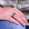 Silver Handmade Bullet Model Ring