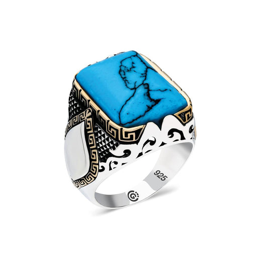 Silver Handmade Turquoise Stone Ring