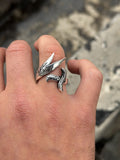 925 Sterling Silver Zulfiqar Ring – Double Sword Hz. Ali Ring for Men