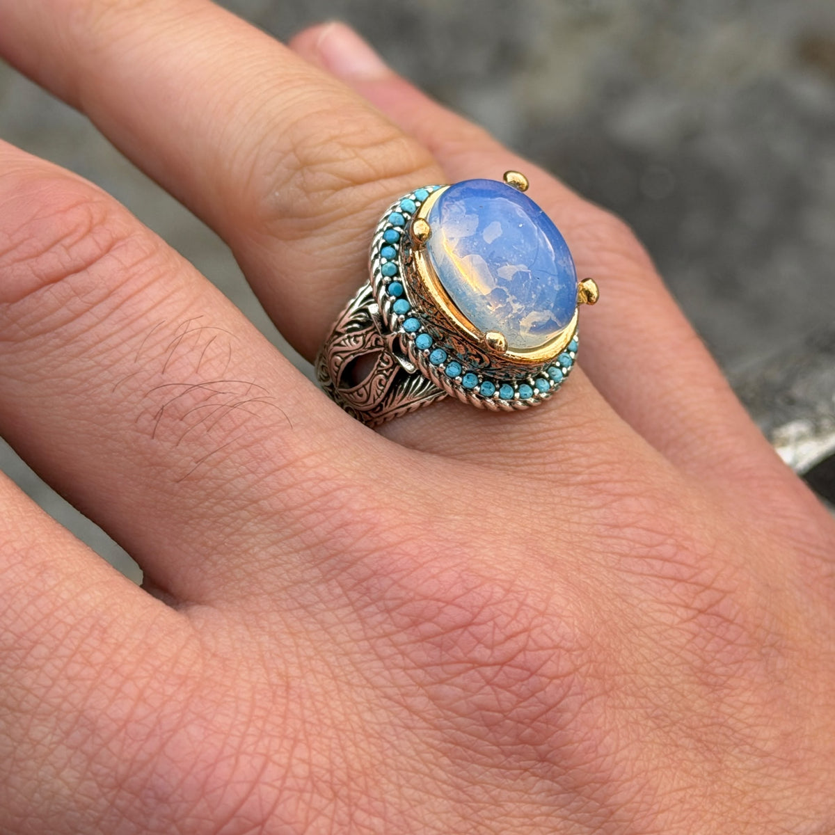 925 Natural Moonstone Ring , Authentic Moonstone Silver Ring, Men Handmade Engraved Ring, 925 Sterling Silver Ring , Gift For Him