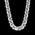 925 Solid Silver 16MM Heavy Anchor Chain Men Cuban Necklace