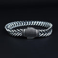 925 Sterling Silver 10MM Chain Black Diamond Men Chain Bracelet