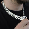 925 Solid Silver 16MM Heavy Anchor Chain Men Cuban Necklace