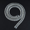 Solid Silver Men 13MM Heavy Cuban Curb Link Chain Necklace