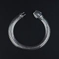 925 Sterling Silver 10MM Onyx Lion Chain Bracelet