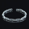 925 Sterling Silver Cuban Cable Curb Chain Men Bracelet