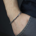 925 Silver Handmade Round Box Chain Men Elegant Chain Bracelet