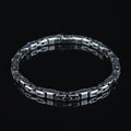 925 Black Onyx Stone King Chain Handmade 5MM Bali Byzantine Bracelet