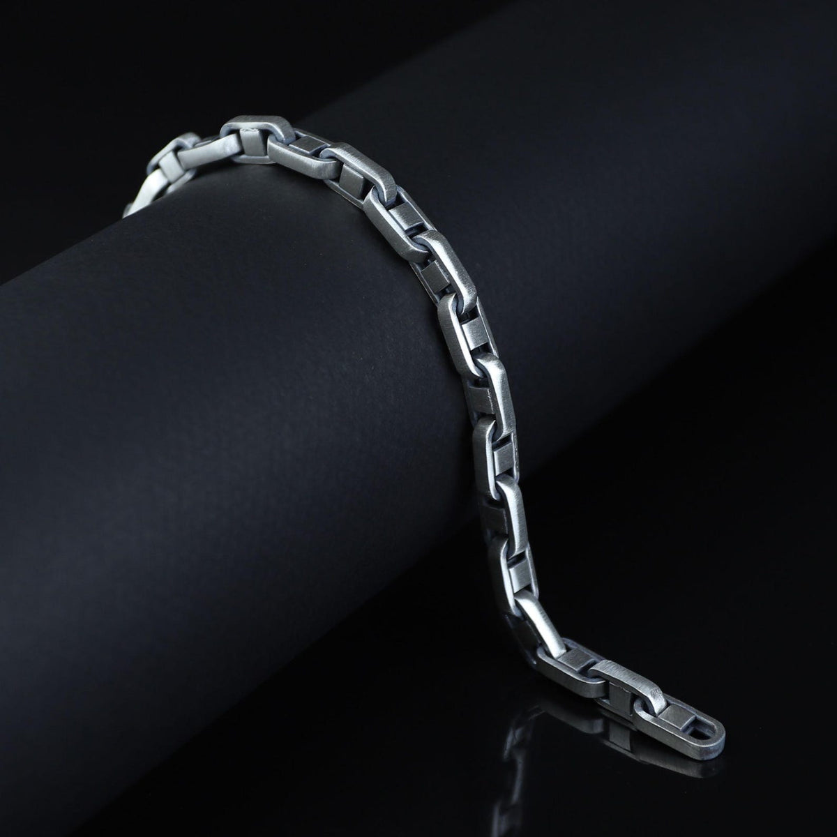 925 Sterling Silver Cuban Cable Curb Chain Men Bracelet