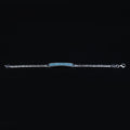 Men's 925 Sterling Silver Byzantine Bracelet Turquoise Gemstone Bali Chain