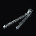925 Silver 7MM Curb Chain Handmade Gourmet Chain Bracelet