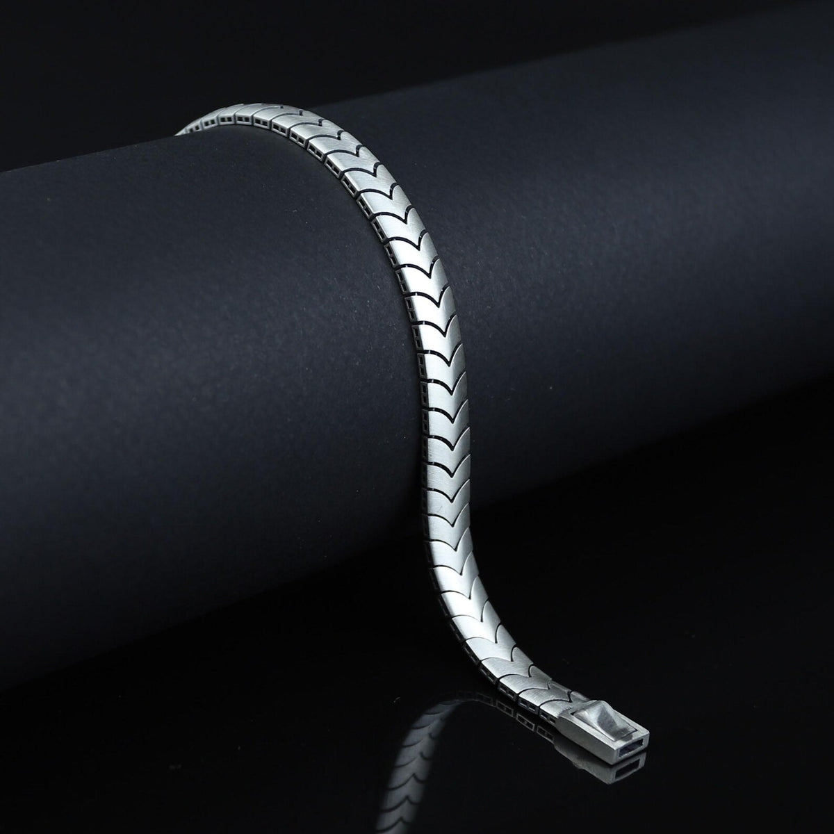 925 Silver Handmade Curb Chain Gourmet Elegant Chain Bracelet