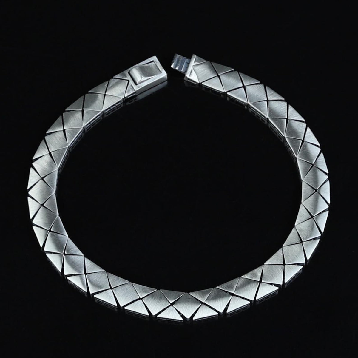 Men's 925 Sterling Silver 8MM Curb Chain Bracelet Handmade Classic Cuban Link