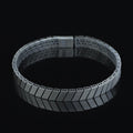 925 Silver Handmade Curb Chain Gourmet 8MM Cuban Chain Bracelet