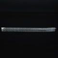 925 Silver Handmade Curb Chain Gourmet 8MM Cuban Chain Bracelet