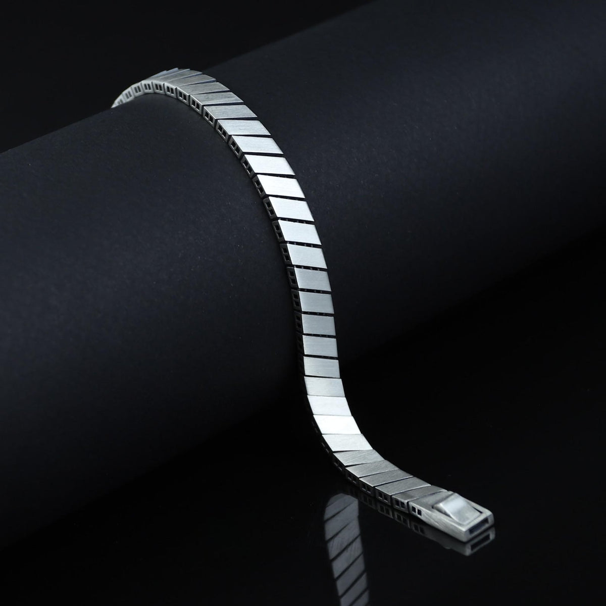 925 Silver Handmade Curb Chain Gourmet 8MM Cuban Chain Bracelet