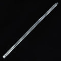Men's 925 Sterling Silver Curb Chain Bracelet Solid Handmade Jewelry