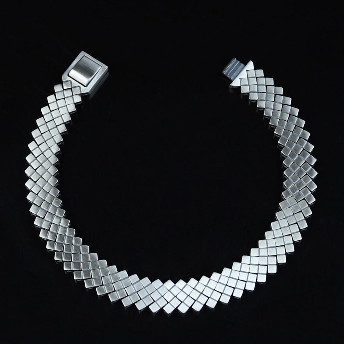 Solid 925 Sterling Silver 10MM Square Link Chain Bracelet Men's Jewelry