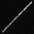 925 Sterling Silver Men's Black Diamond Curb Chain Bracelet Ice Out Link Bracelet