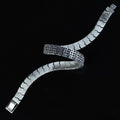 925 Sterling Silver Matte Elegant Silver Chain Bracelet