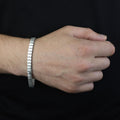 925 Sterling Silver Matte Elegant Silver Chain Bracelet