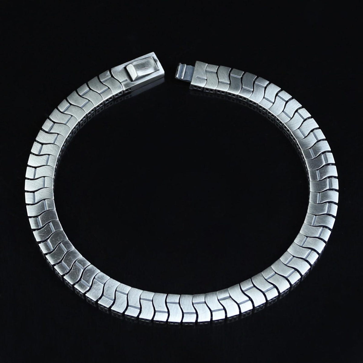 Men's 925 Sterling Silver 8MM Cuban Link Curb Chain Bracelet