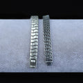 Men's 925 Sterling Silver 8MM Cuban Link Curb Chain Bracelet