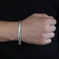 925 Silver Handmade Curb Chain Gourmet Elegant Chain Bracelet