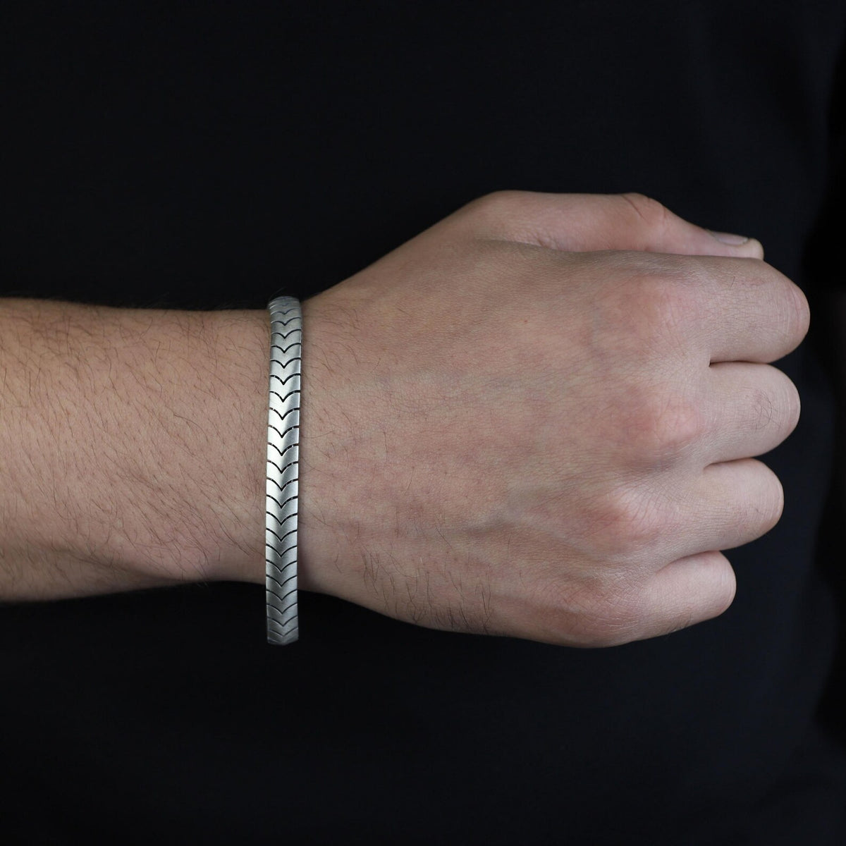 925 Silver Handmade Curb Chain Gourmet Elegant Chain Bracelet