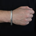 Men's 925 Sterling Silver 8MM Curb Chain Bracelet Handmade Classic Cuban Link