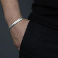 925 Sterling Silver Solid 8MM Curb Chain Bracelet Gift for Him