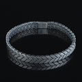 Men's 925 Sterling Silver Curb Chain Bracelet Solid Handmade Jewelry