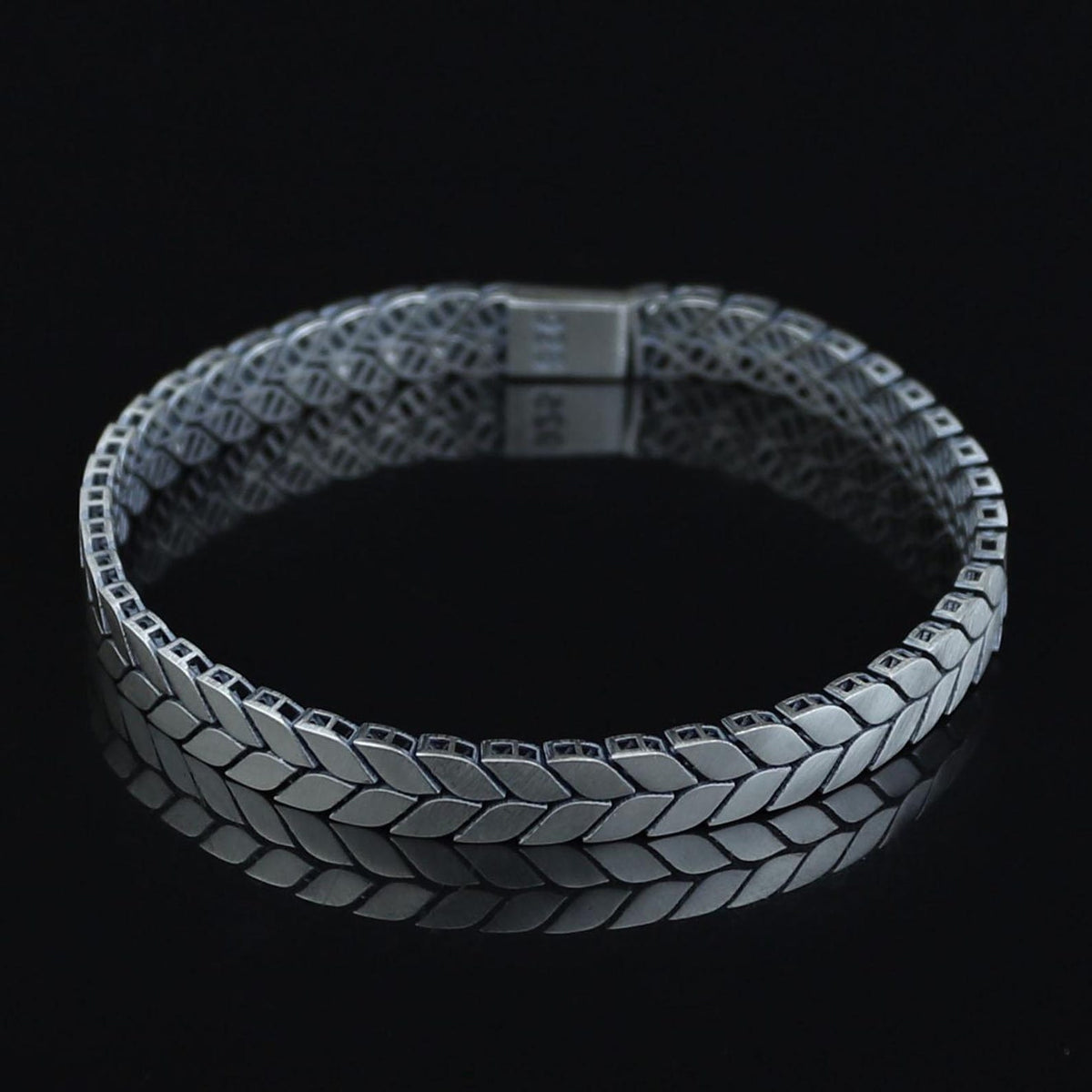 Men's 925 Sterling Silver Curb Chain Bracelet Solid Handmade Jewelry