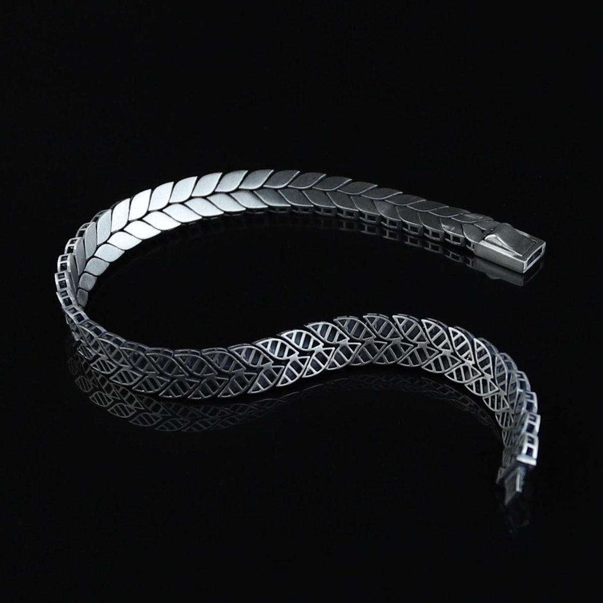 Men's 925 Sterling Silver Curb Chain Bracelet Solid Handmade Jewelry