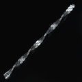 925 Sterling Silver Honeycomb Chain Bracelet for Men Handmade Luxury Jewelry