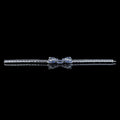 925 Silver Sapphire Gemstone Panther Head Snake Chain Bracelet