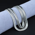 Men Elegant Heavy 10MM Curb Chain Gourmet Link Chain Necklace