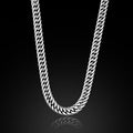 Solid Silver Men 13MM Heavy Cuban Curb Link Chain Necklace