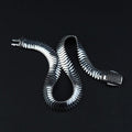 925 Sterling Silver Onyx Gemstone Chain Snake Bracelet