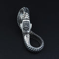 925 Silver Polished Lion Chain 10MM Elegant Men Chain Bracelet