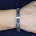 925 Silver Polished Lion Chain 10MM Elegant Men Chain Bracelet
