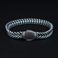 925 Silver Men Fishtail Chain Bracelet 10MM Chain Link Bracelet