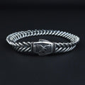 925 Silver 10MM Eagle Chain Fishbone Chain Bracelet
