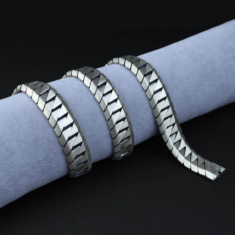 925 Solid Silver Men 18MM Heavy Chain Gourmet Necklace