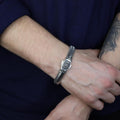 925 Silver Polished Lion Chain 10MM Elegant Men Chain Bracelet