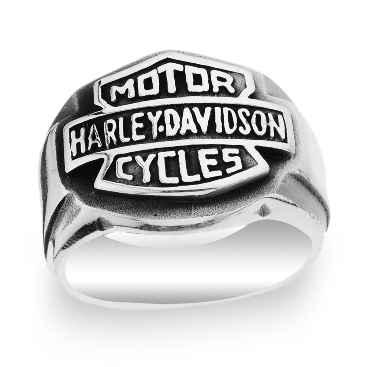 Silberner Harley-Davidson-Ring für Herren 